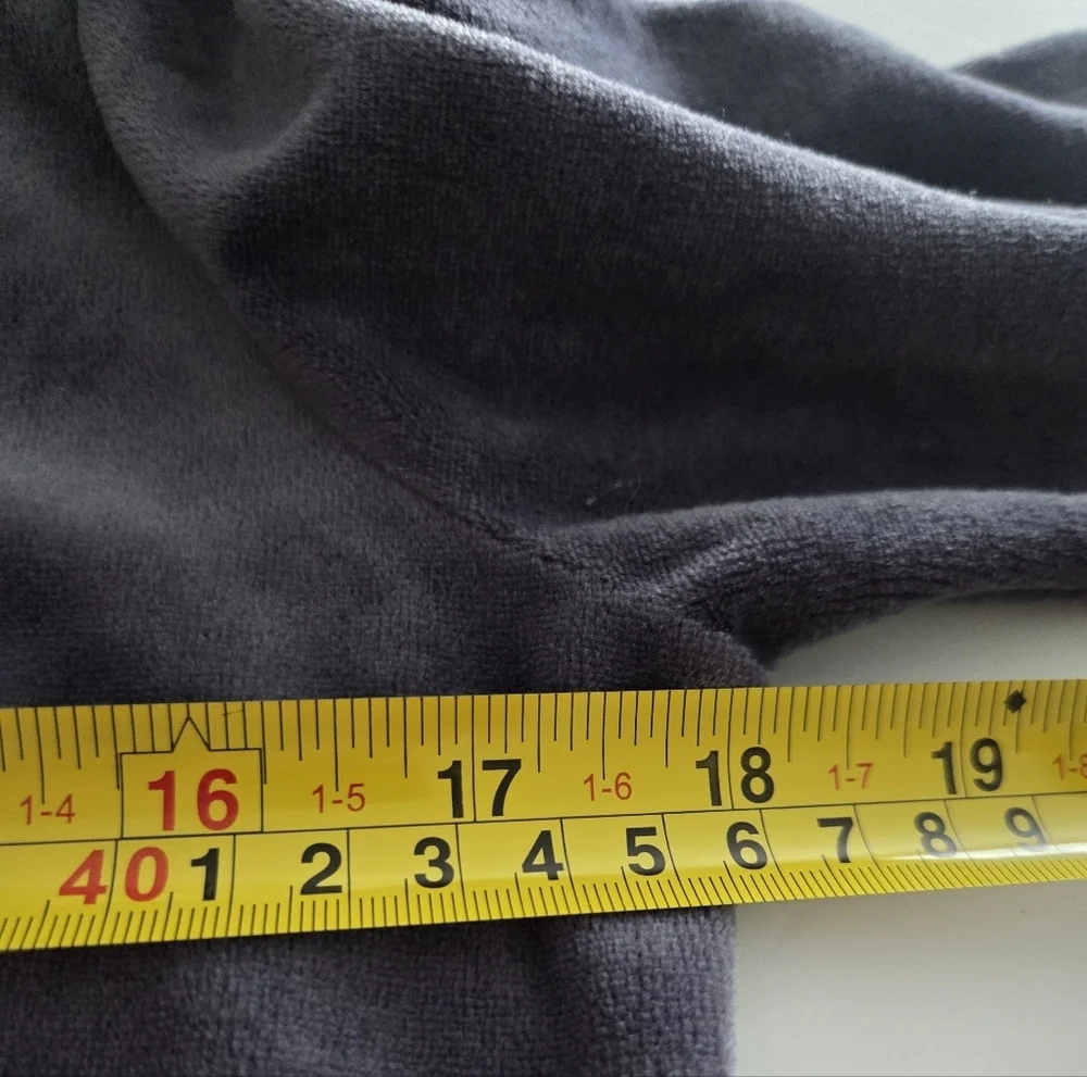 NWT Juicy Couture Blue /gray Hoodie Velourtrackpants Sz.S - Picture 7 of 13